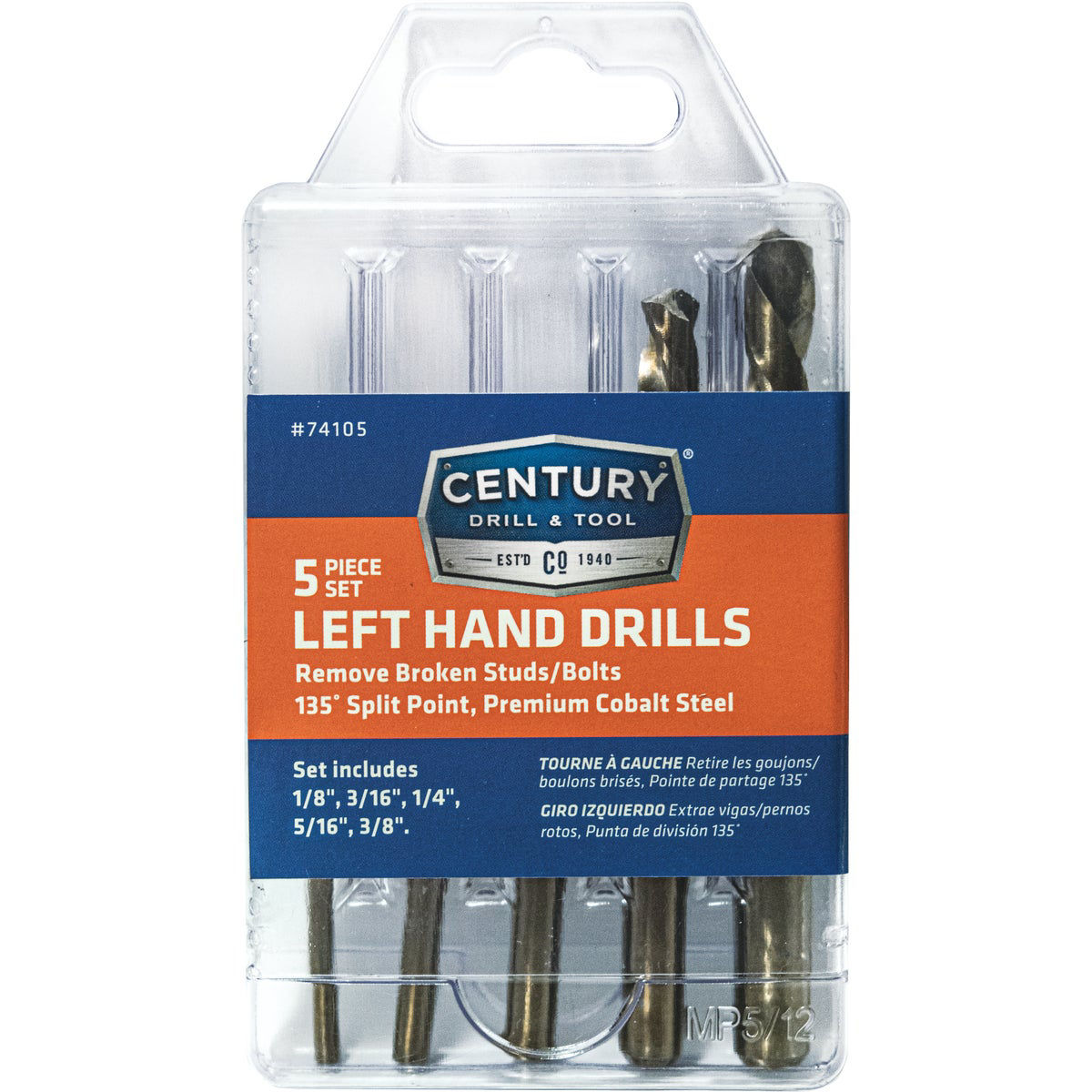 Left Hand Drill Bit Sets