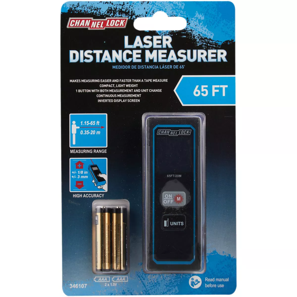 Channellock 65 Ft. Compact Laser Distance Measurer - photo 2