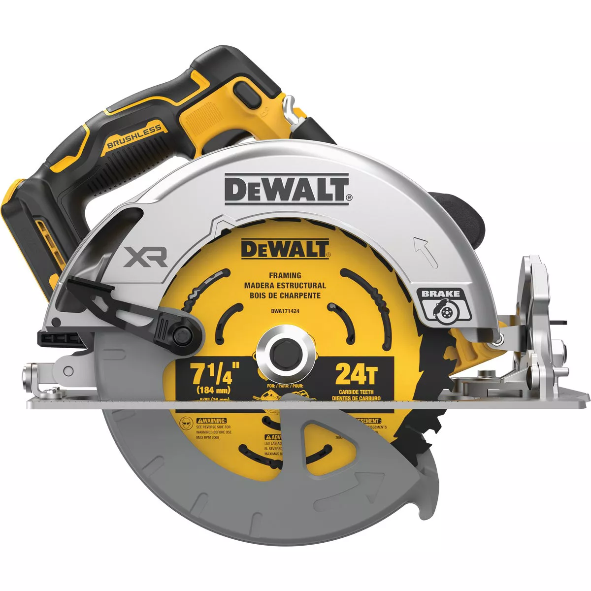 DEWALT 20V MAX XR Brushless 7-1/4 In. Cordless Circular Saw (Tool Only) - photo 2