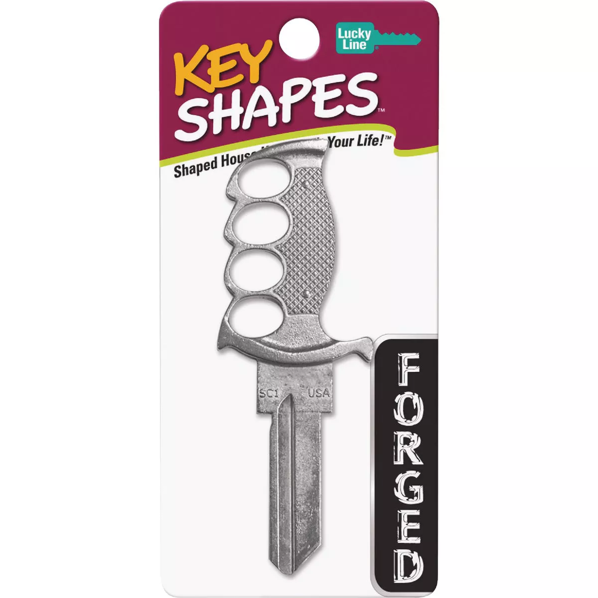 Lucky Line Forged Knife Key Shapes Decorative House Key - SC1 - photo 2