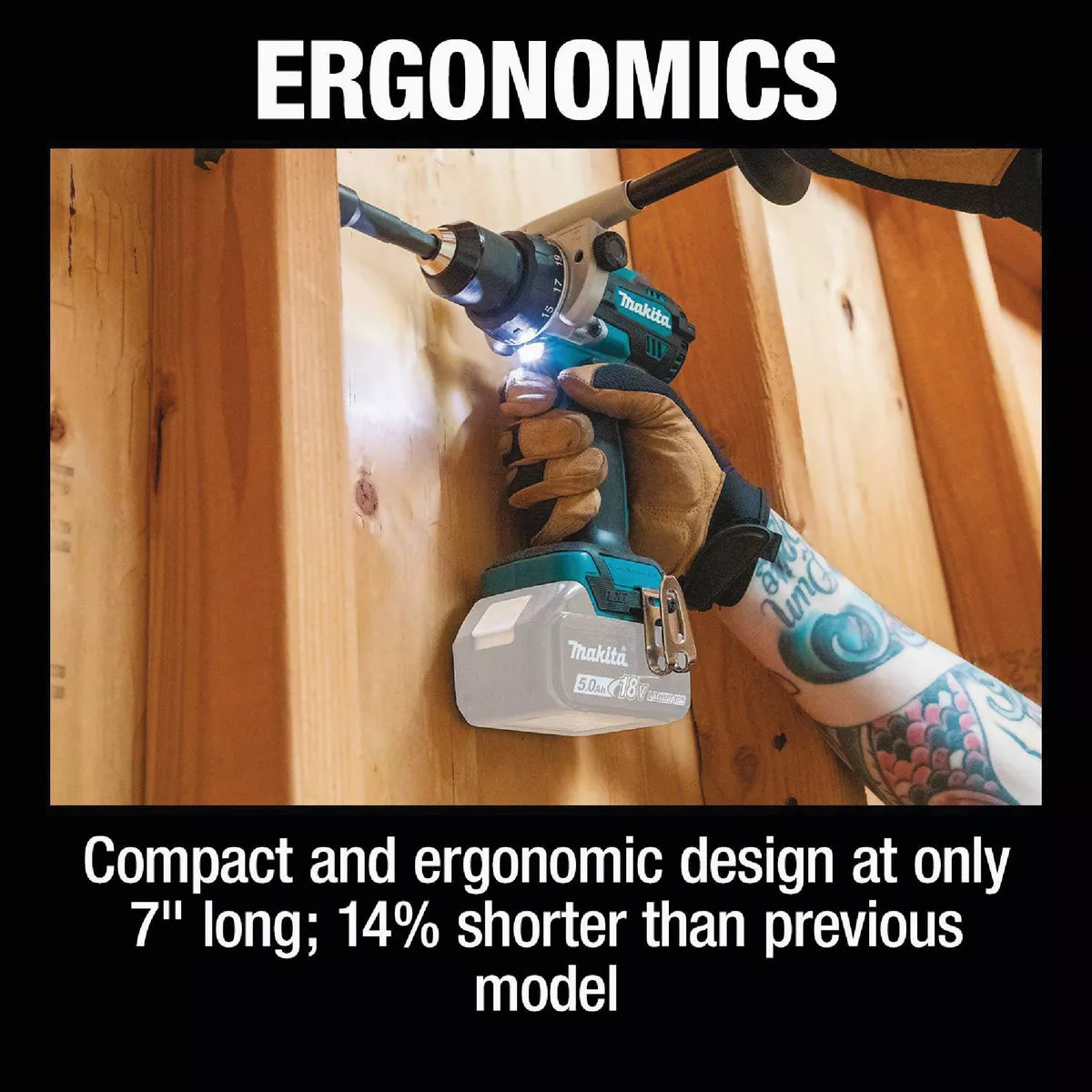 Makita 18-Volt LXT Lithium-Ion 1/2 In. Brushless Cordless Hammer Drill (Tool Only) - photo 3