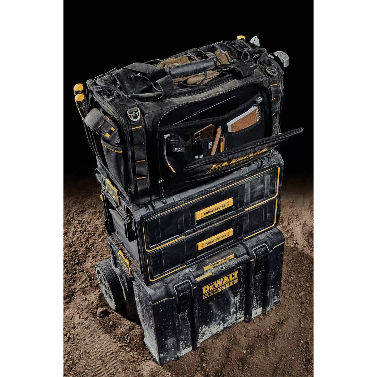 DEWALT ToughSystem 2.0 50-Pocket 15 In. Jobsite Tool Bag - photo 4