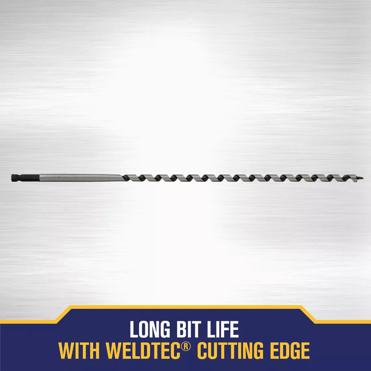 Irwin WeldTec 3/8 In. x 17 In. Quick Change Ship Auger Bit - photo 4