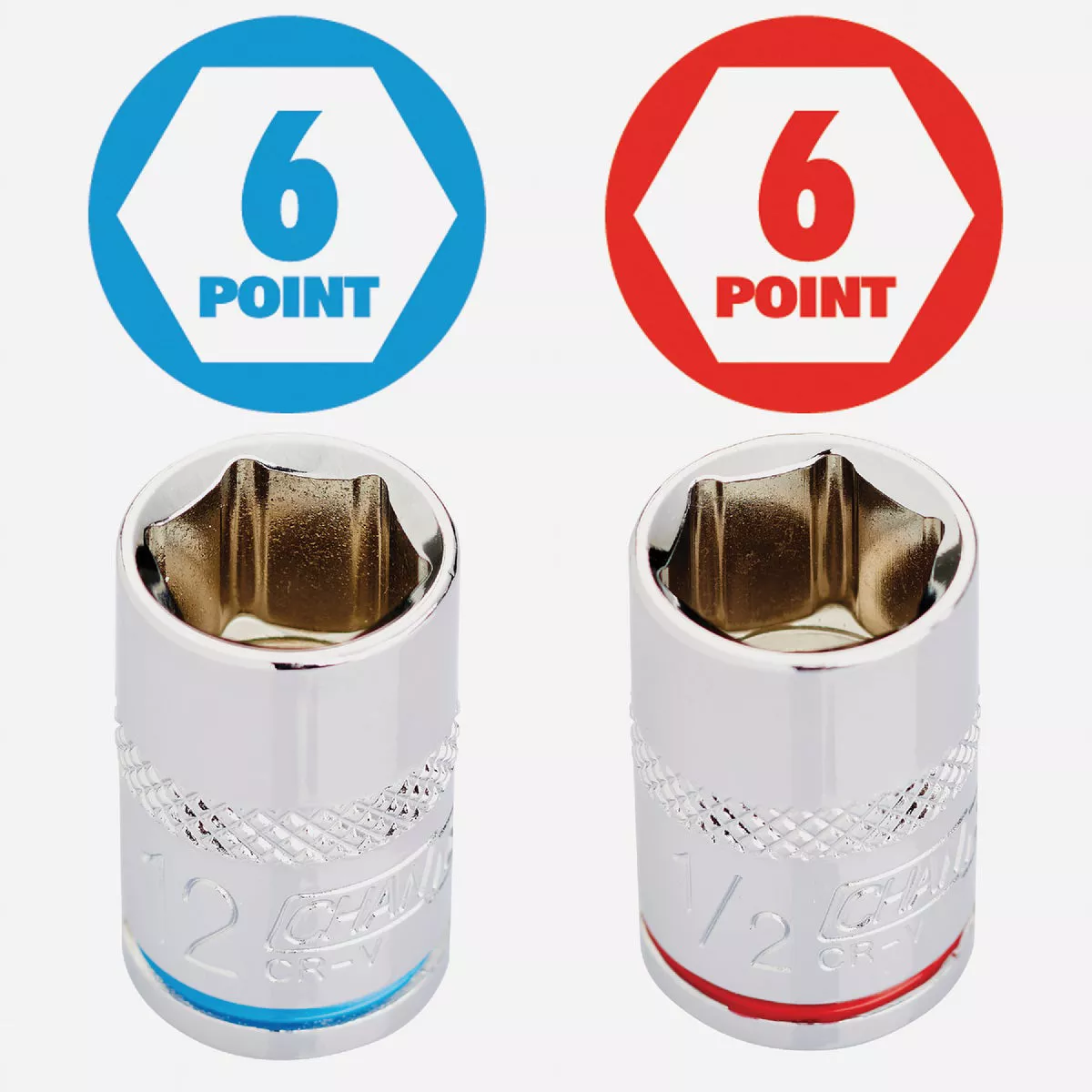 Channellock Standard/Metric 1/4 In. Drive 6-Point Shallow Ratchet & Socket Set (22-Piece) - photo 6