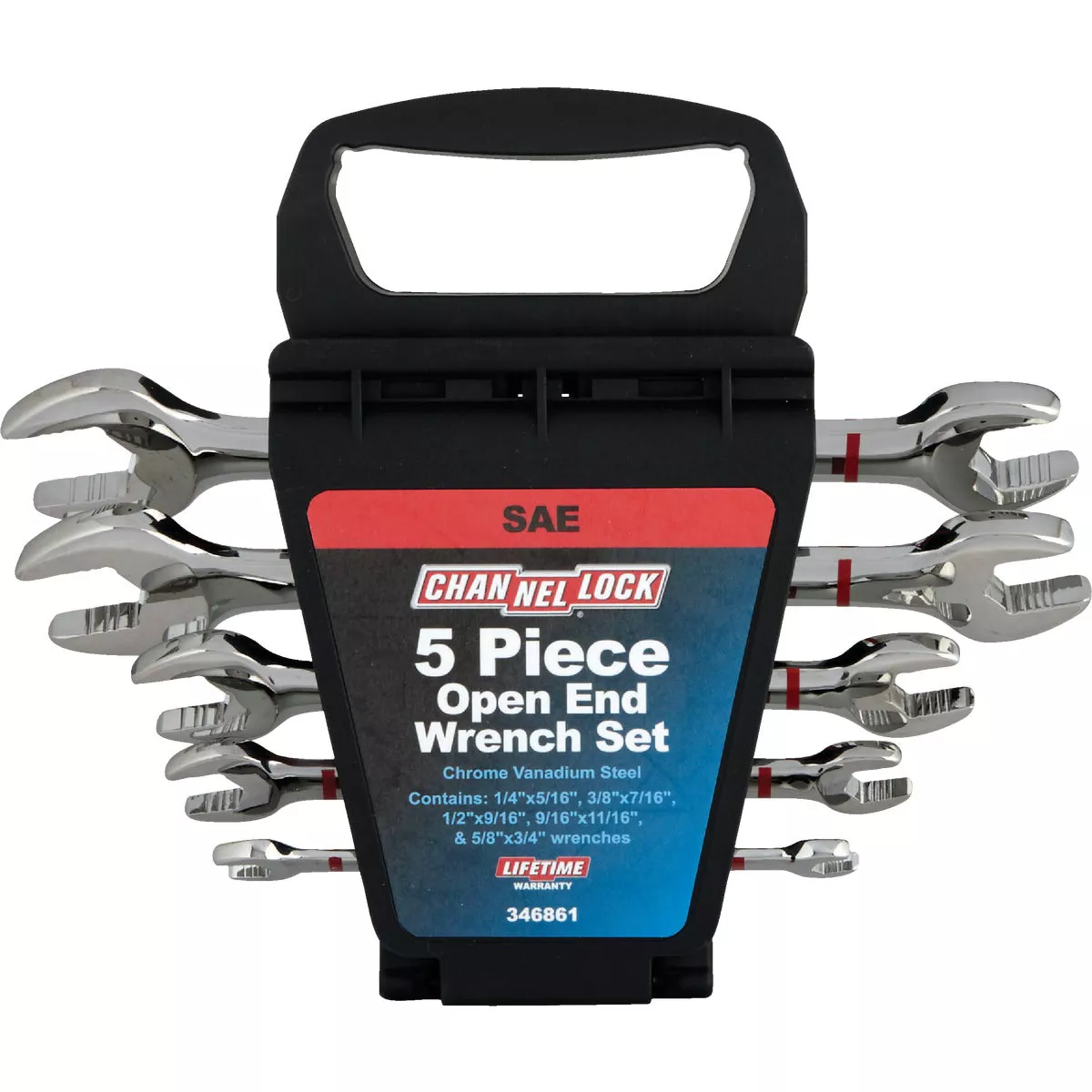 Channellock Standard Open End Wrench Set (5-Piece) - photo 2