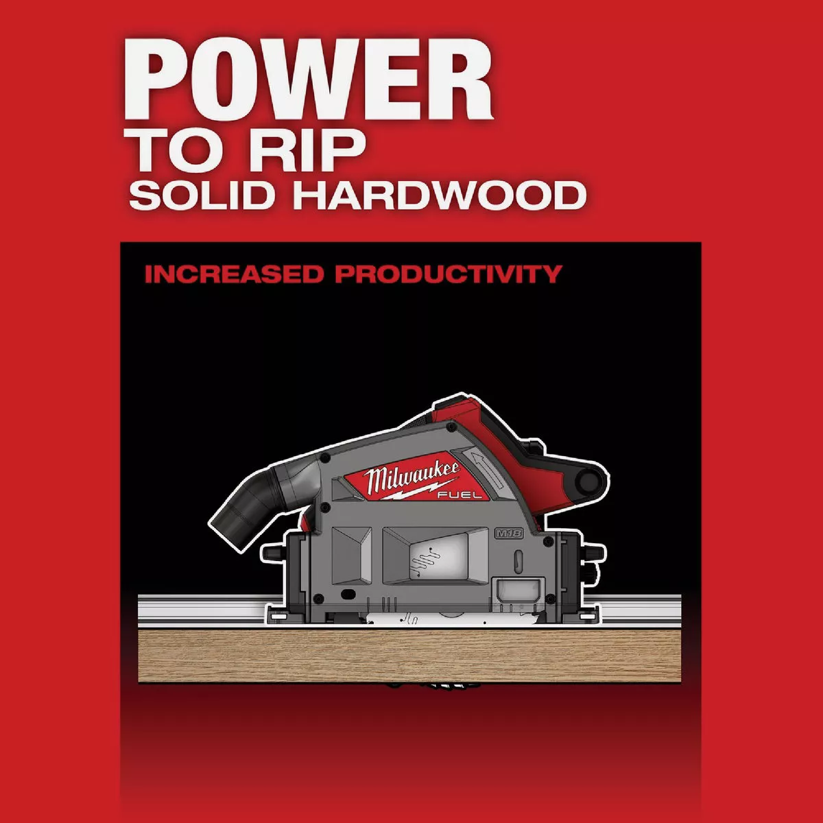 Milwaukee M18 FUEL Brushless 6-1/2 In. Cordless Plunge Track Saw (Tool Only) - photo 6