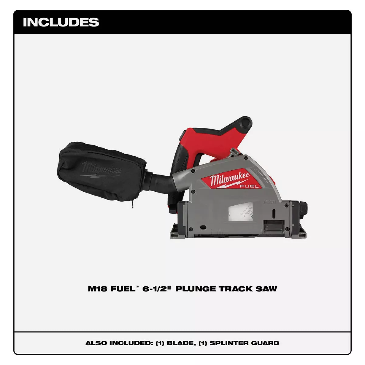 Milwaukee M18 FUEL Brushless 6-1/2 In. Cordless Plunge Track Saw (Tool Only) - photo 2