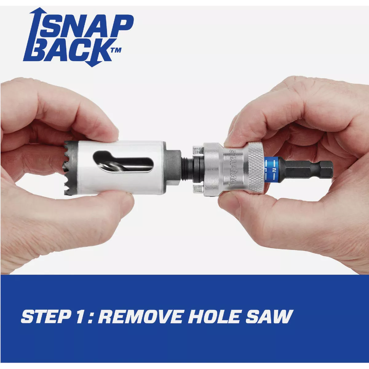 Lenox SNAP-BACK 3/8 In. Hex Shank Quick Change Hole Saw Arbor Fits 9/16 In. to 1-3/16 In. Hole Saws - photo 5