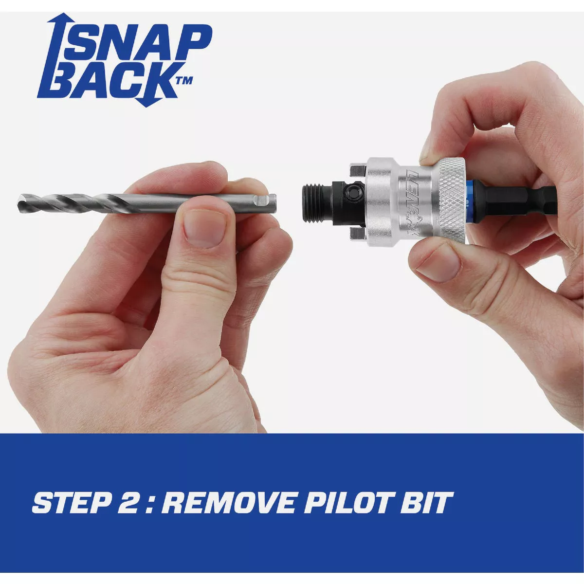 Lenox SNAP-BACK 3/8 In. Hex Shank Quick Change Hole Saw Arbor Fits 9/16 In. to 1-3/16 In. Hole Saws - photo 6