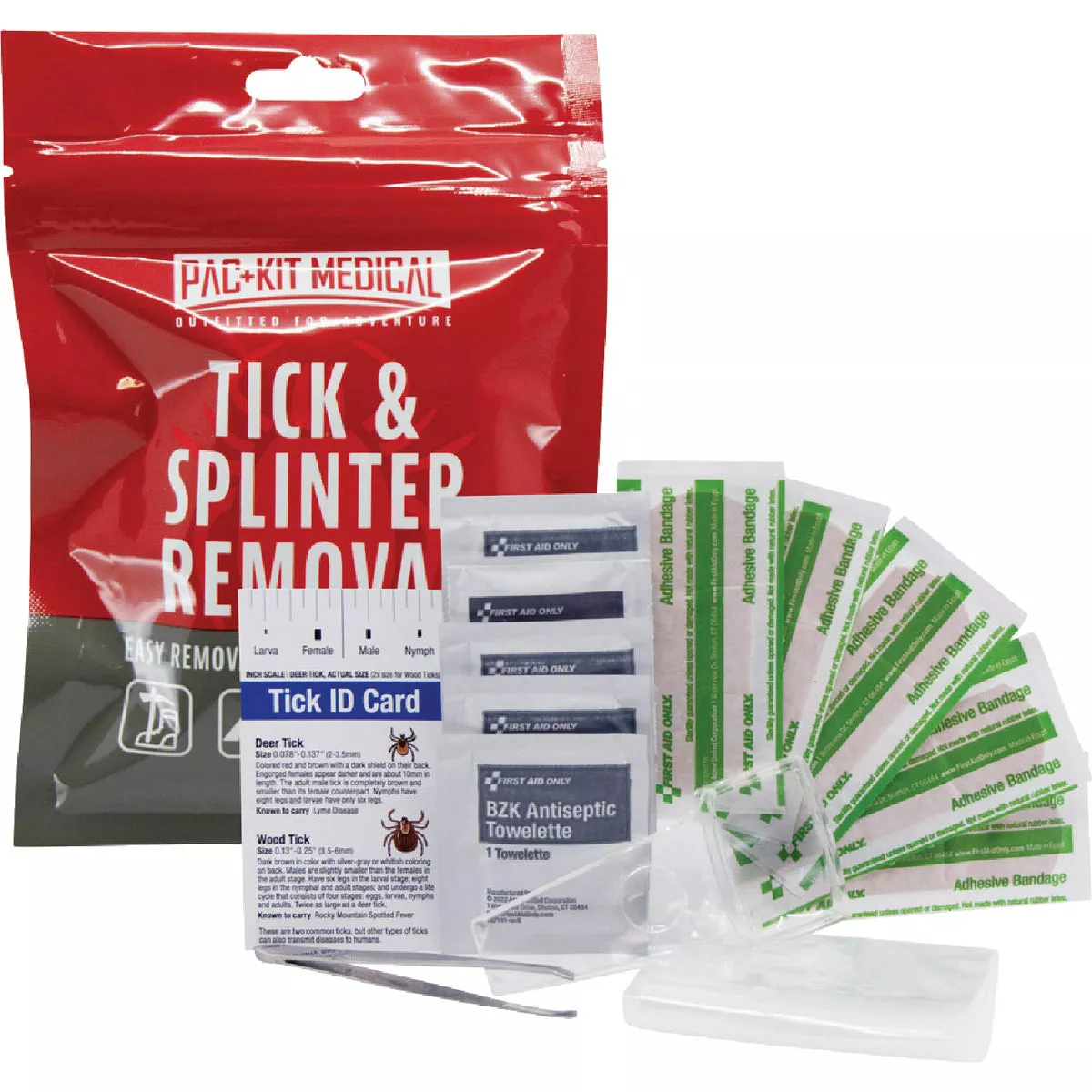 Pac-Kit Medical Tick & Splinter Removal Kit (15-Piece) - photo 3