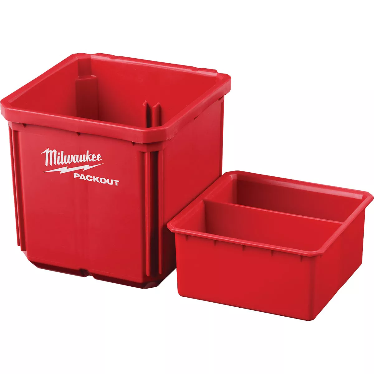 Milwaukee PACKOUT Plastic Red Bin Set (2-Pack) - photo 3