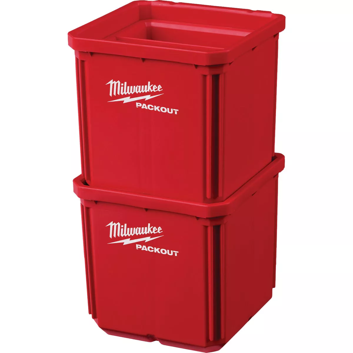 Milwaukee PACKOUT Plastic Red Bin Set (2-Pack) - photo 4
