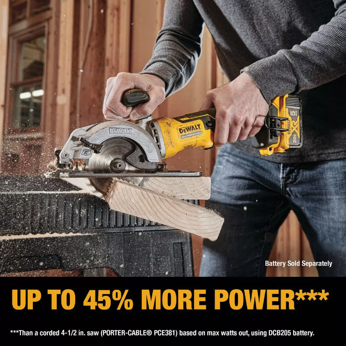 DEWALT ATOMIC 20V MAX Brushless 4-1/2 In. Compact Cordless Circular Saw (Tool Only) - photo 6