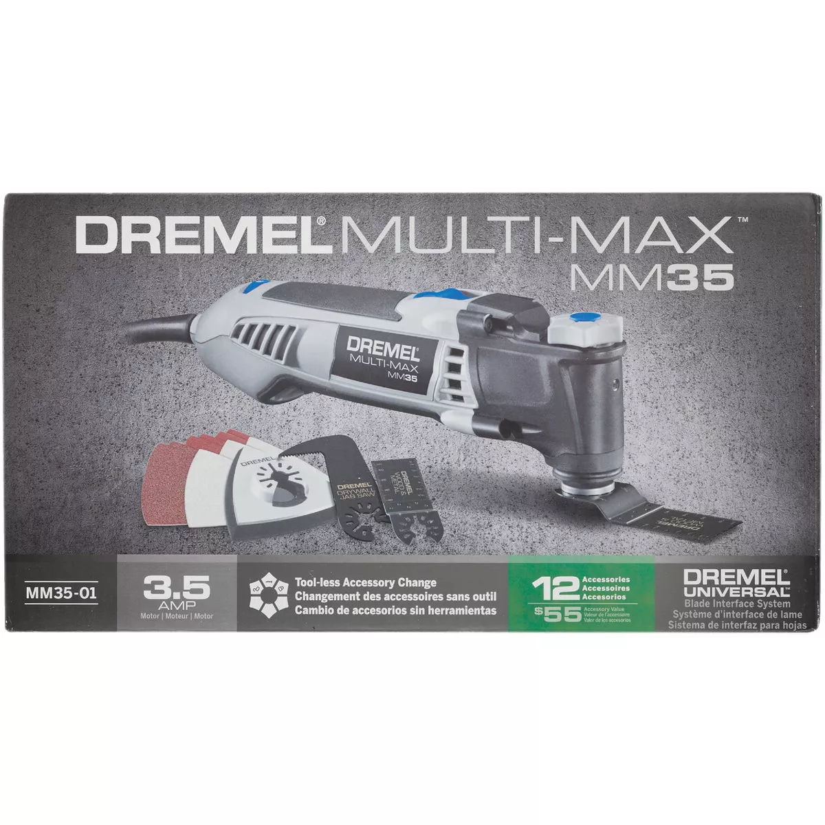 Dremel Multi-Max 3.5-Amp Oscillating Tool Kit - photo 2
