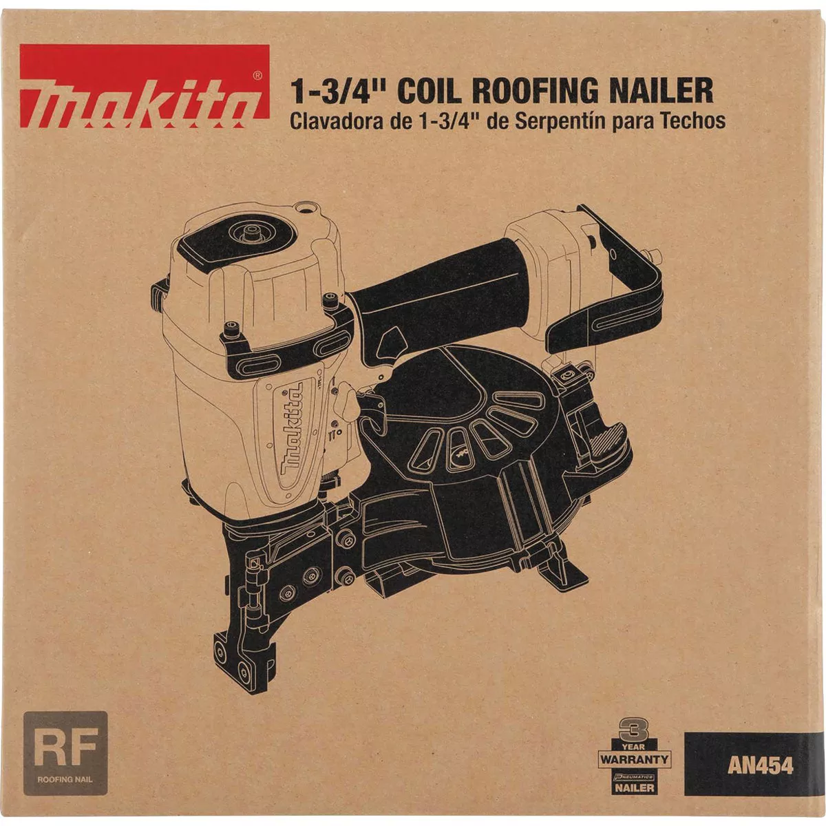 Makita Straight 1-3/4 In. Coil Roofing Nailer - photo 2