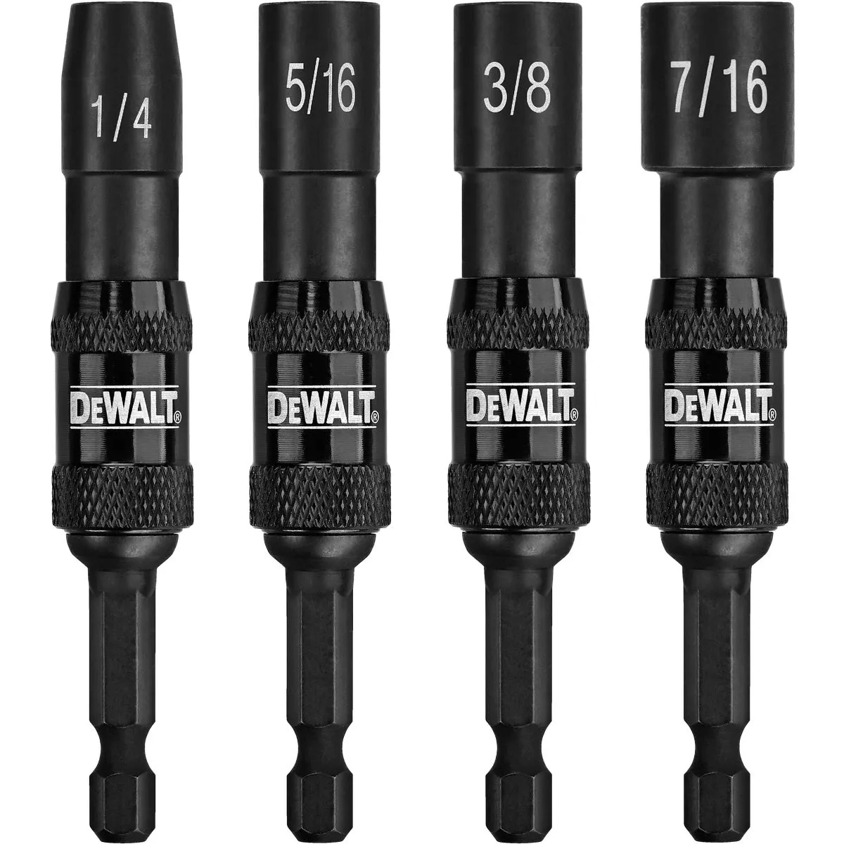 DEWALT Impact Ready 4-Piece Pivoting Magnetic Nutdriver Set