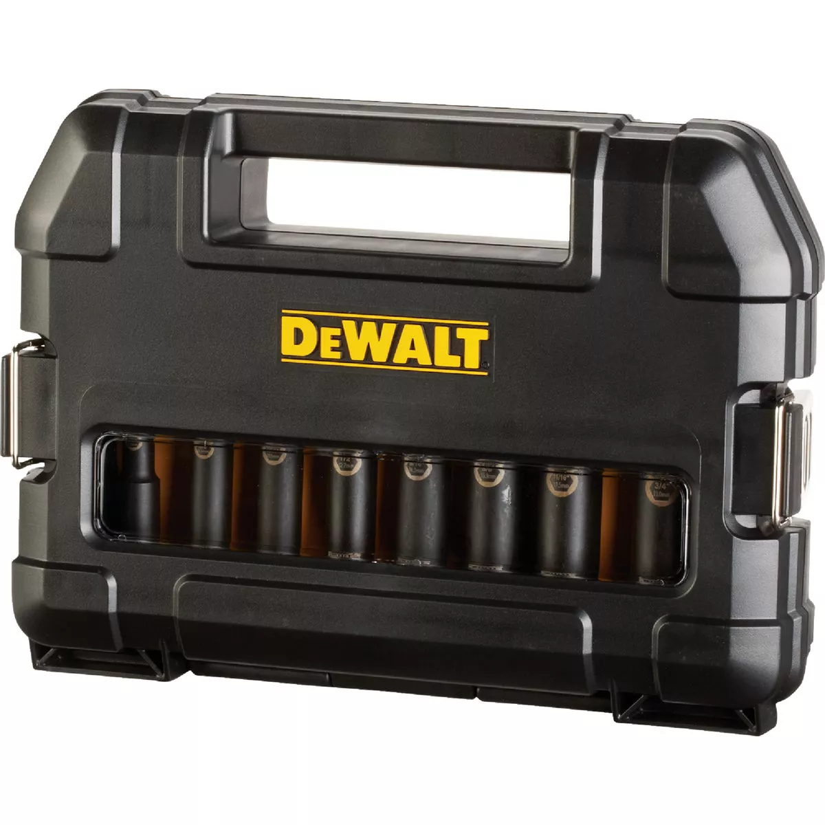 DEWALT Standard 1/2 In. Drive 6-Point Deep Impact Driver Set (10-Piece ...