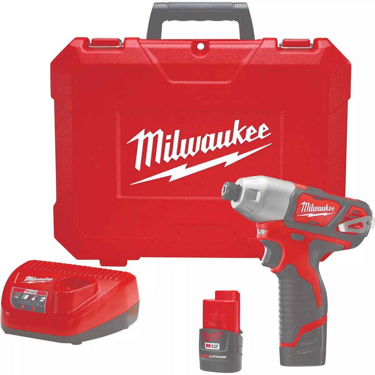 Milwaukee M12 1/4 In. Brushless Hex Cordless Impact Driver Kit with (2) 1.5 Ah Batteries & Charger - photo 2