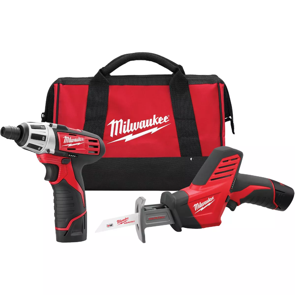 Milwaukee 2-Tool M12 12V Lithium-Ion Screwdriver & Reciprocating Saw Cordless Tool Combo Kit - photo 4