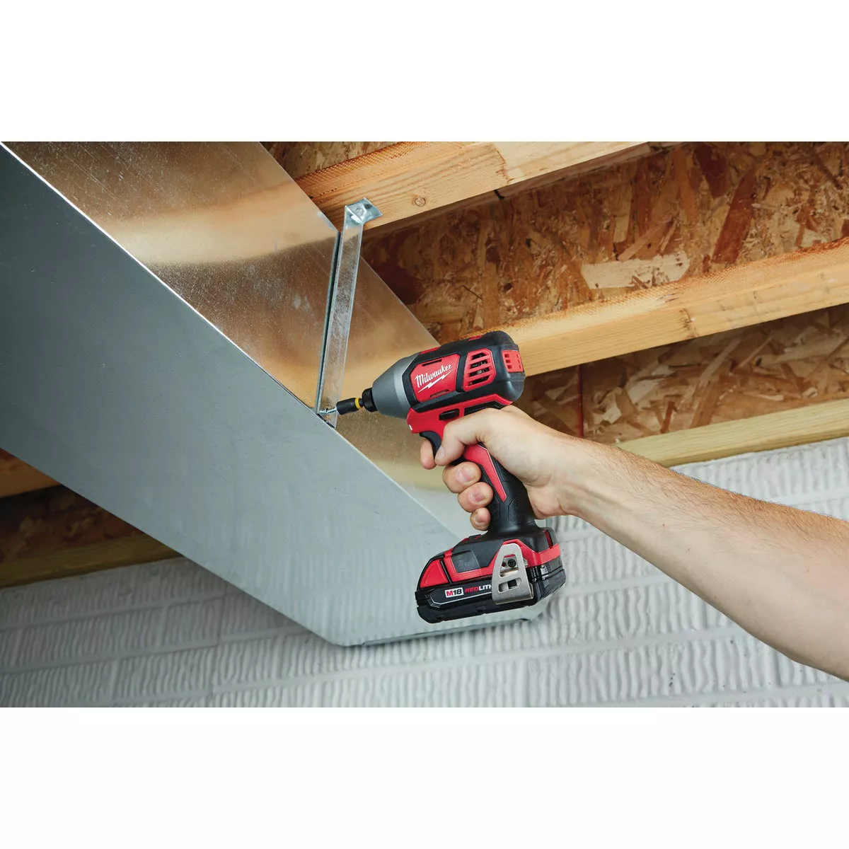 Milwaukee M18 18 Volt Lithium-Ion 2-Speed 1/4 In. Hex Cordless Impact Driver Kit (with 2 Compact Batteries) - photo 3