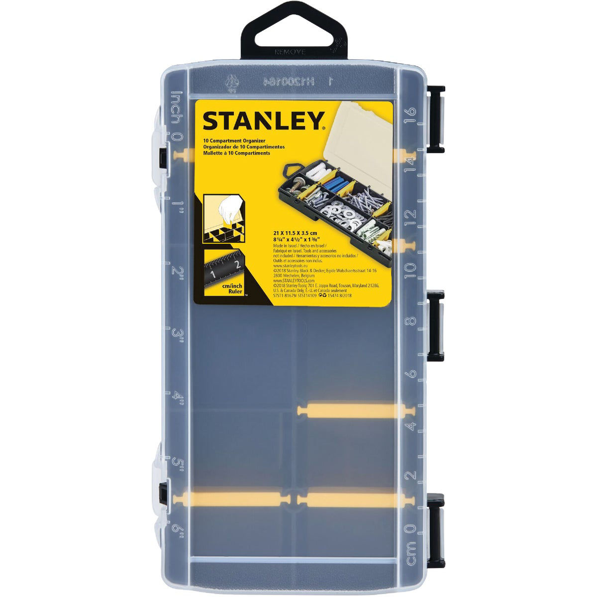 Stanley 10-Compartment Parts Storage Box