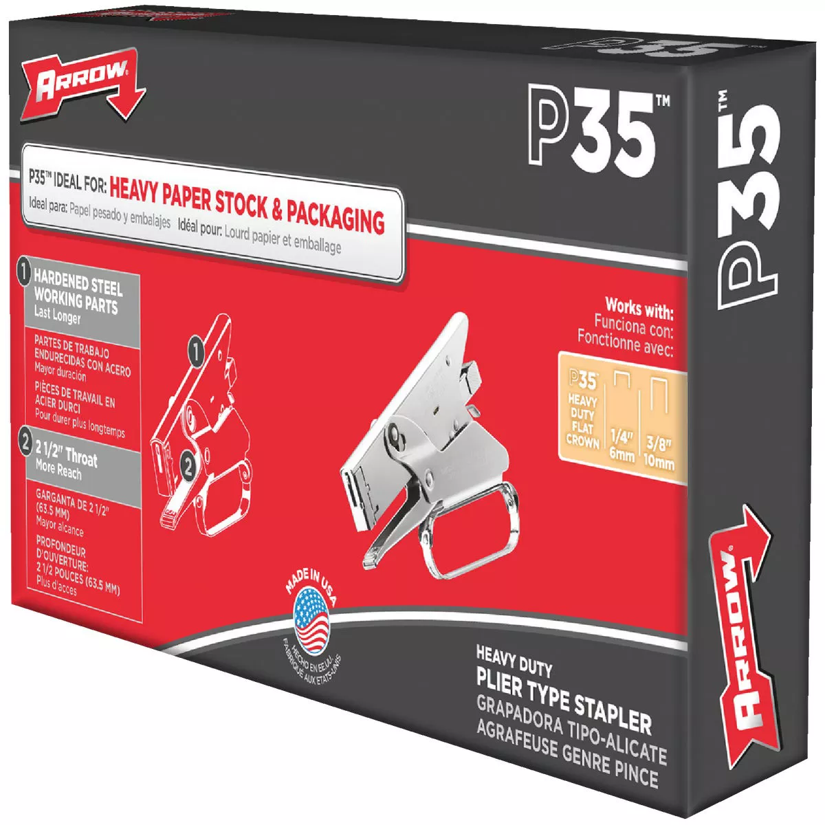 Arrow P35 Heavy-Duty Plier Stapler - photo 4
