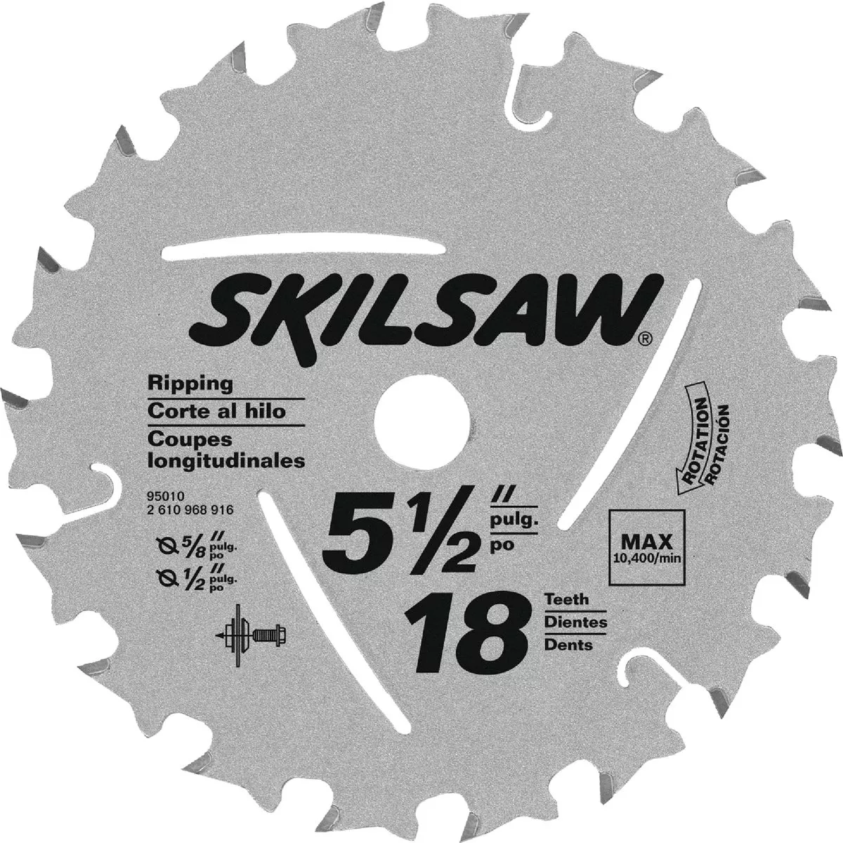 SKIL 5-1/2 In. 18-Tooth Ripping Circular Saw Blade