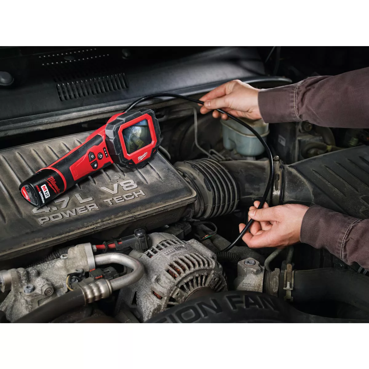 Milwaukee M12 Lithium-Ion M-Spector 360 Cordless Camera Kit - photo 3