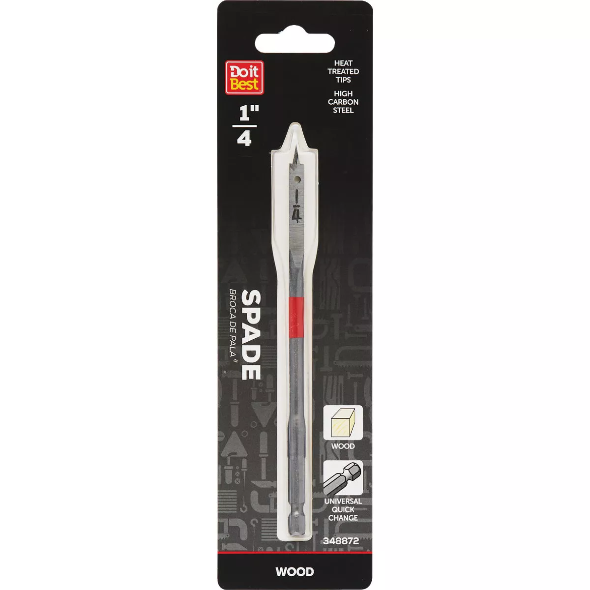 Do it Best 1/4 In. x 6-1/4 In. Spade Bit