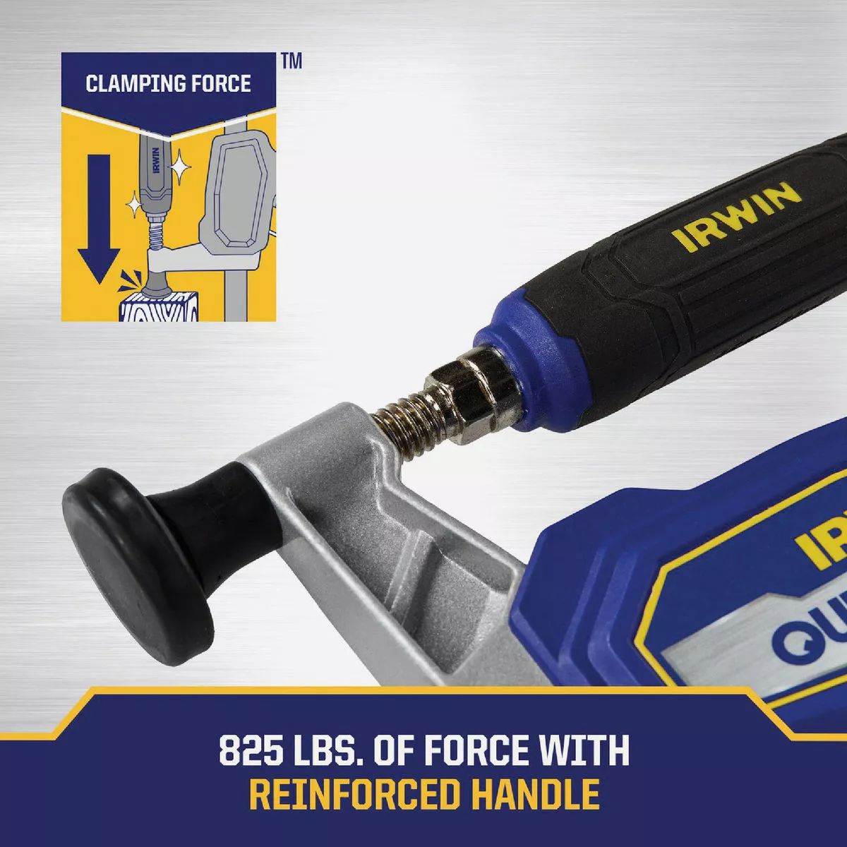 Irwin QUICK-GRIP 12 In. Medium Duty Hybrid Bar Clamp - photo 7