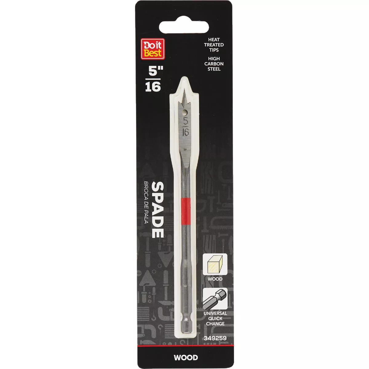 Do it Best 5/16 In. x 6-1/4 In. Spade Bit