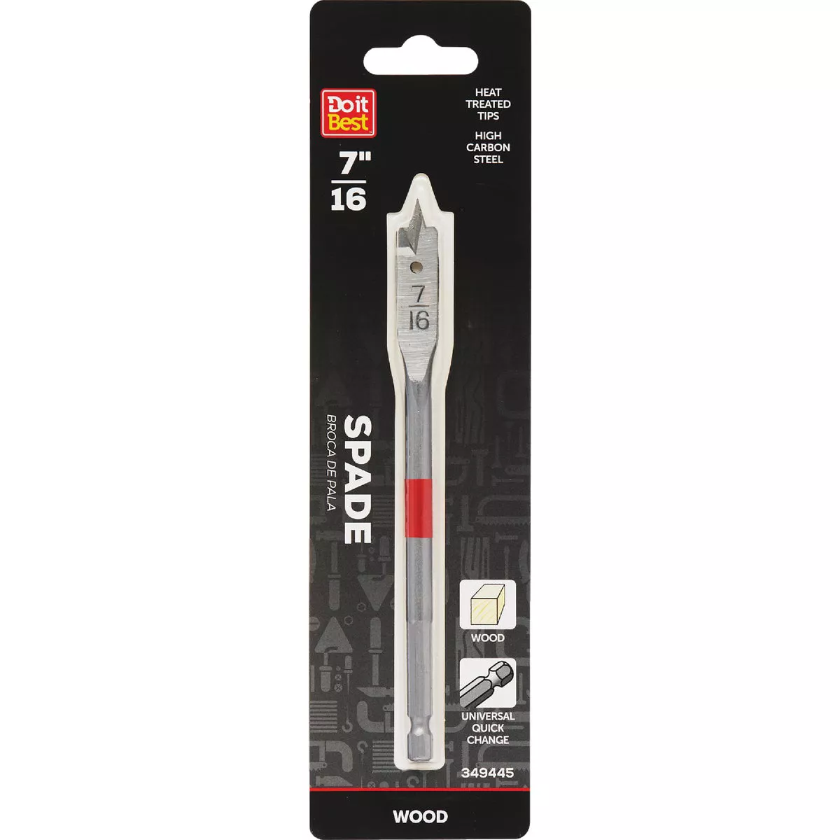 Do it Best 7/16 In. x 6-1/4 In. Spade Bit