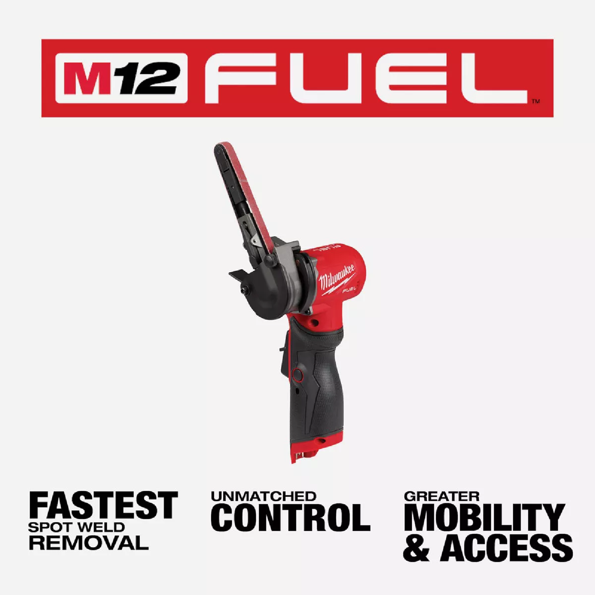 Milwaukee M12 FUEL Brushless 3/8 In. x 13 In. Cordless Bandfile (Tool Only) - photo 6
