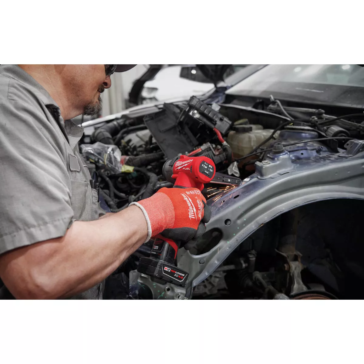 Milwaukee M12 FUEL Brushless 3/8 In. x 13 In. Cordless Bandfile (Tool Only) - photo 7