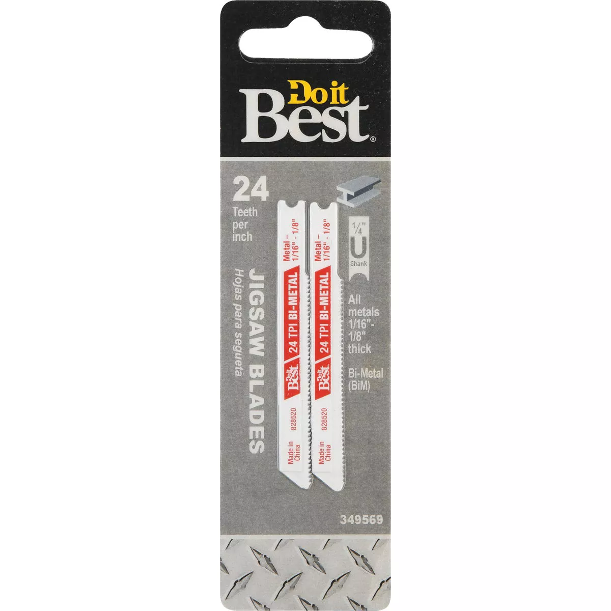 Do it Best 2-3/4 In. x 21 TPI U-Shank Bi-Metal Jig Saw Blade for Metal (2-Pack)