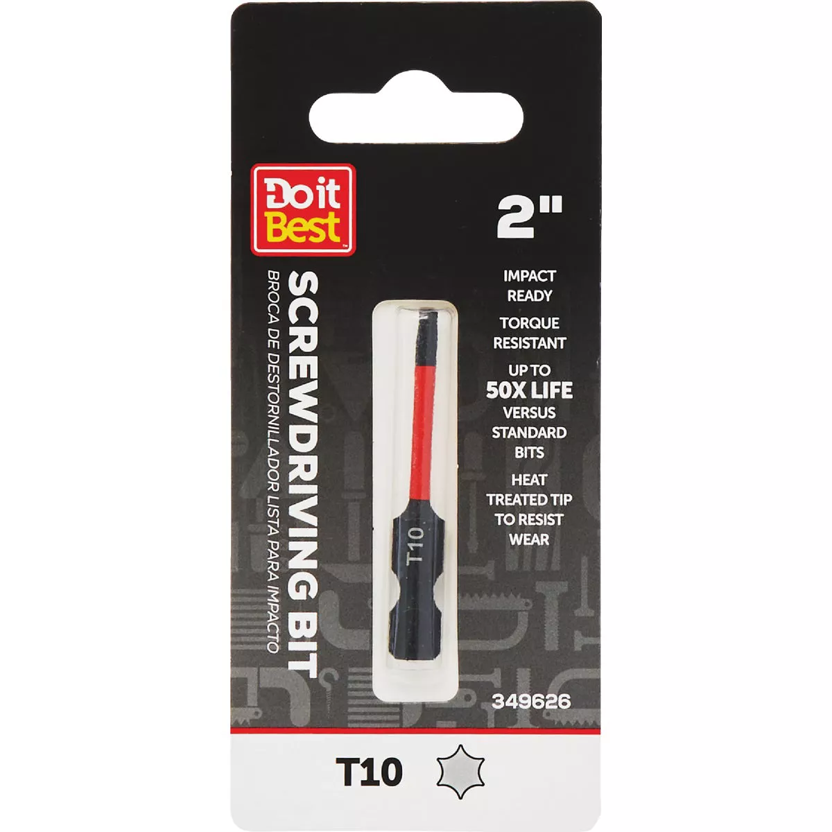 Do it Best 2 In. T10 Torx Impact Ready Screwdriver Bit