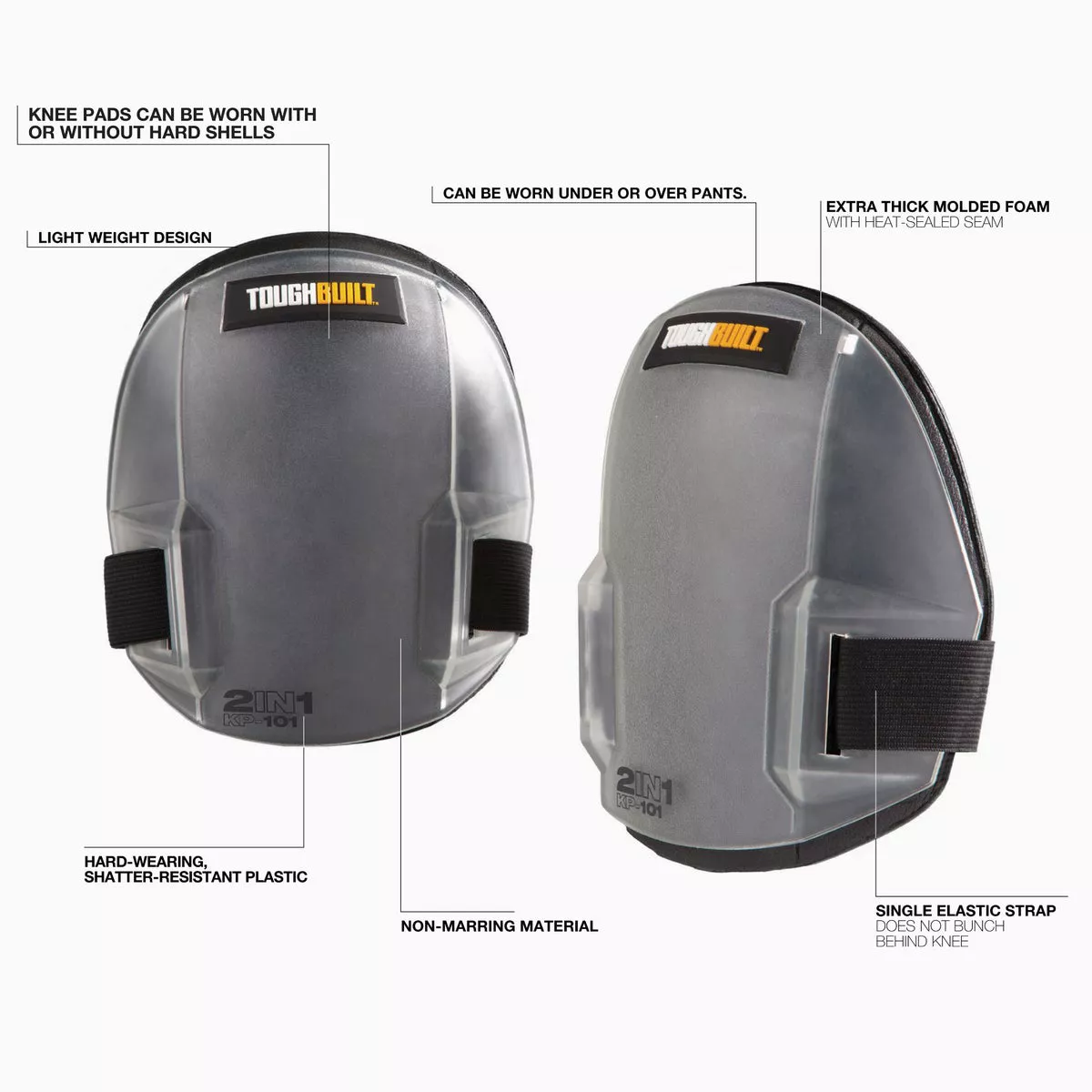 ToughBuilt 2-In-1 Foam Kneepads - photo 5