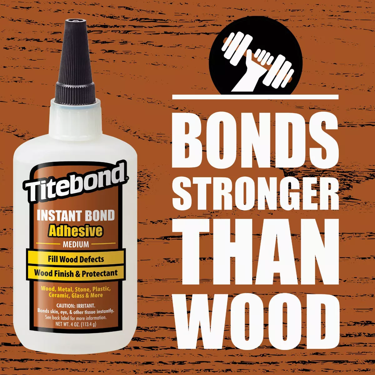 Titebond 2 Oz. Instant Bond Medium Viscosity CA Wood Glue - photo 2