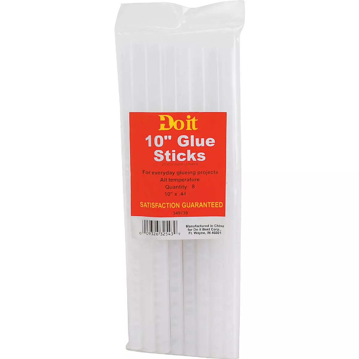 Do it 10 In. Standard Clear Hot Melt Glue (8-Pack)
