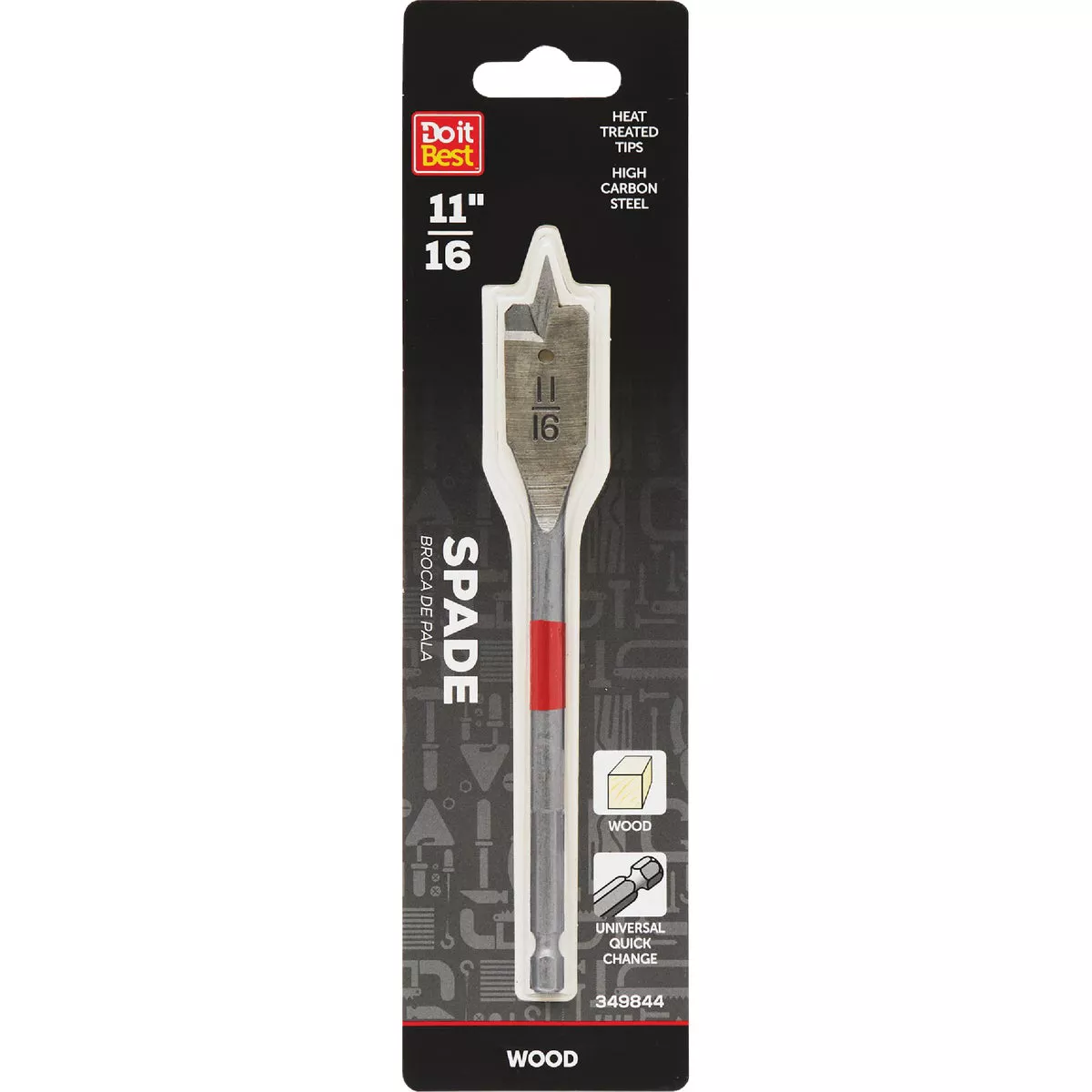 Do it Best 11/16 In. x 6-1/4 In. Spade Bit