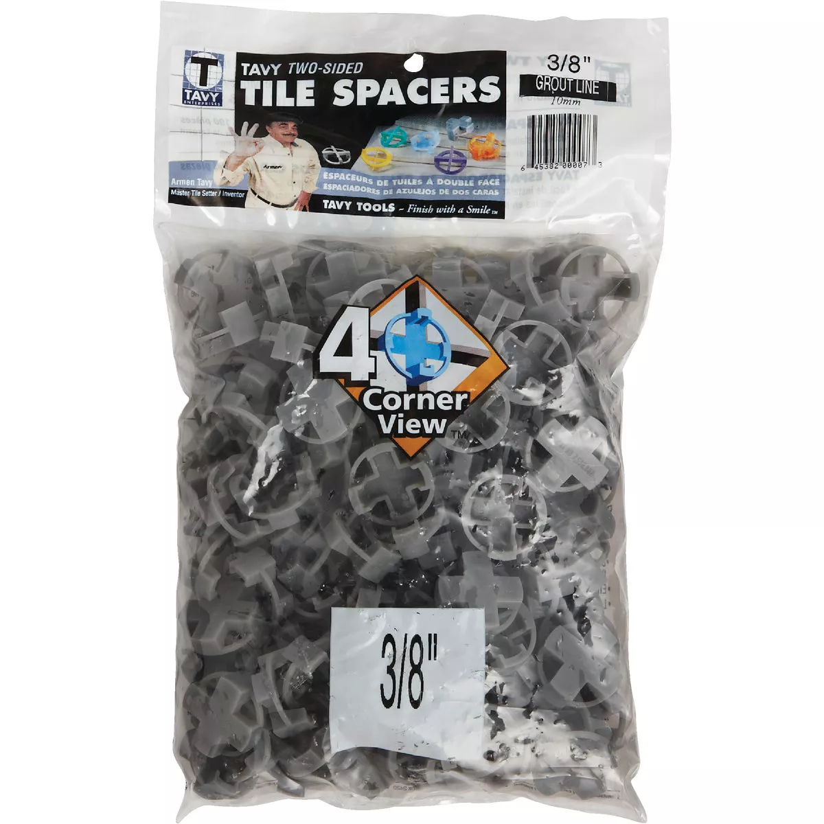 Marshalltown 3/8 In. Gray Tavy Tile Spacers (100-Pack) - photo 2