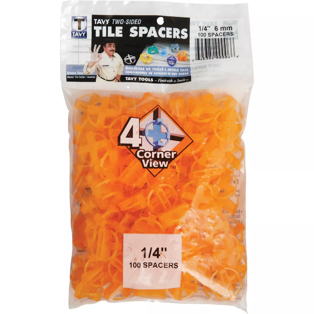 Marshalltown 1/4 In. Orange Tavy Tile Spacers (100-Pack) - photo 2