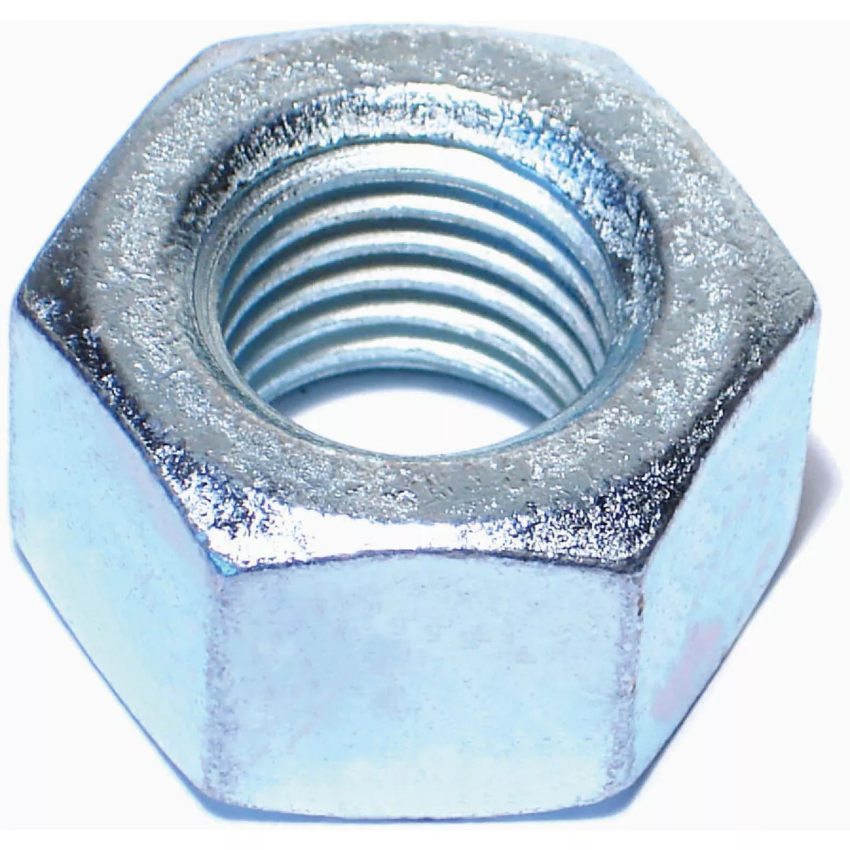 Midwest Fastener 1 In.-8 Zinc Plated Grade 5 Steel Coarse Thread Heavy Hex Nuts (24 Ct.)-
