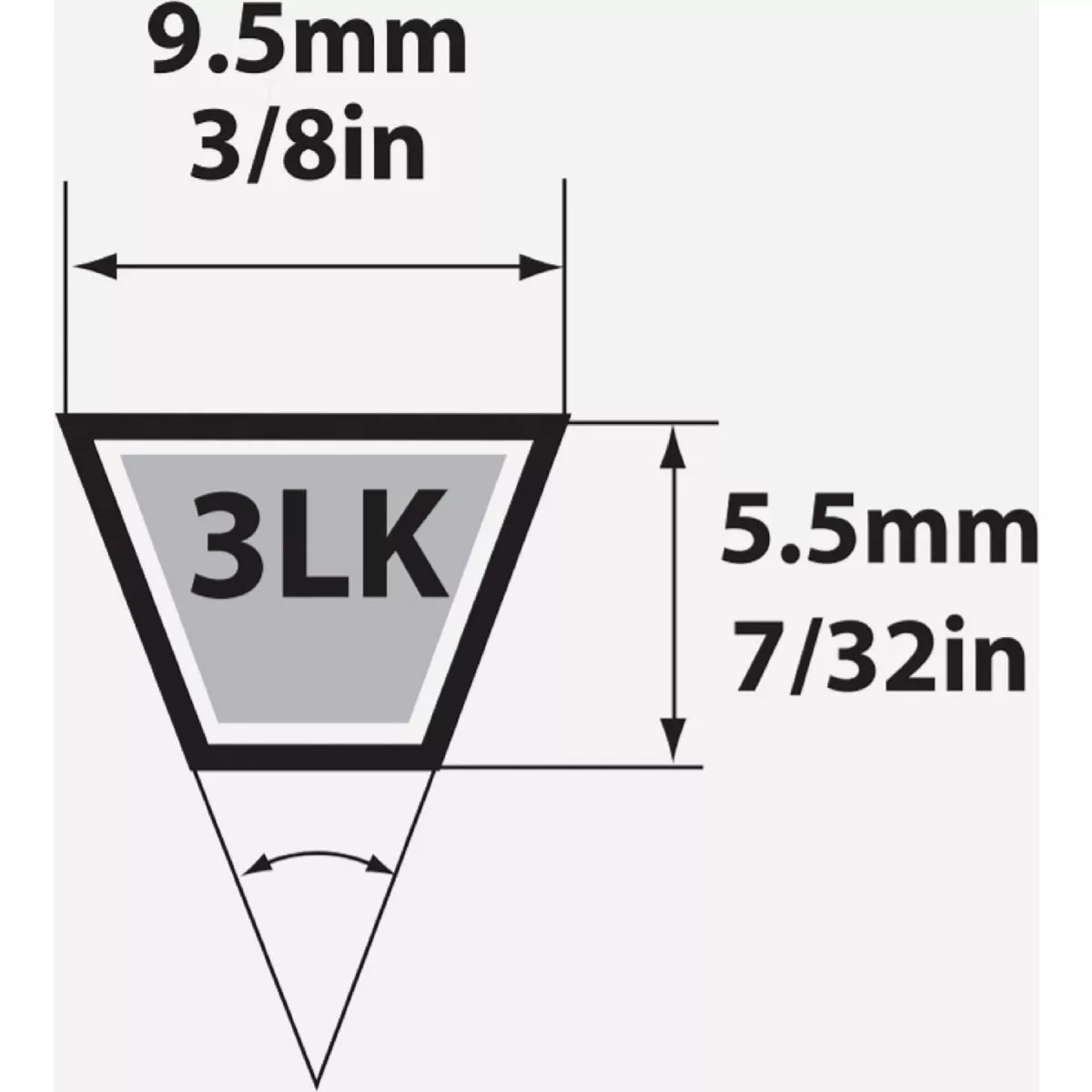 Mitsuboshi Super KB 3L Type, 3/8 In. x 30 In. - photo 2
