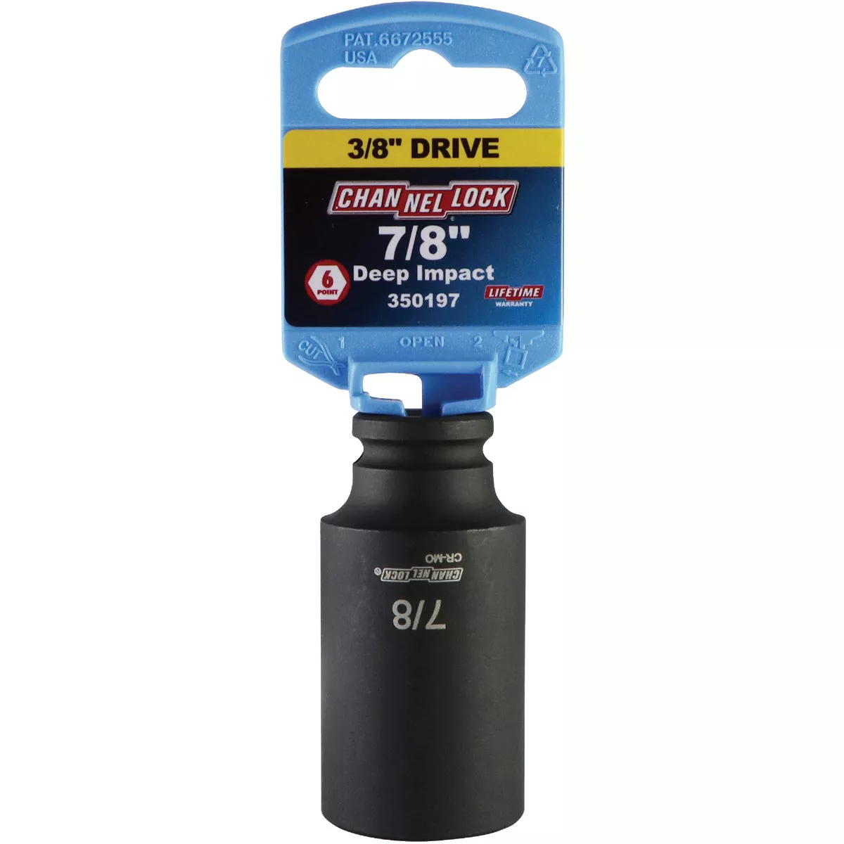 Channellock 3/8 In. Drive 7/8 In. 6-Point Deep Standard Impact Socket - photo 2