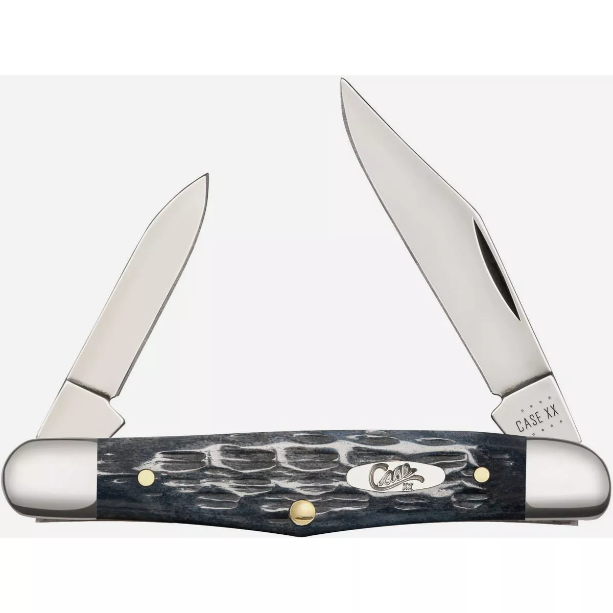 Case 2.2 In. Pocket Worn Gray Bone Crandall Jig Half Whittler Pocket Knife-