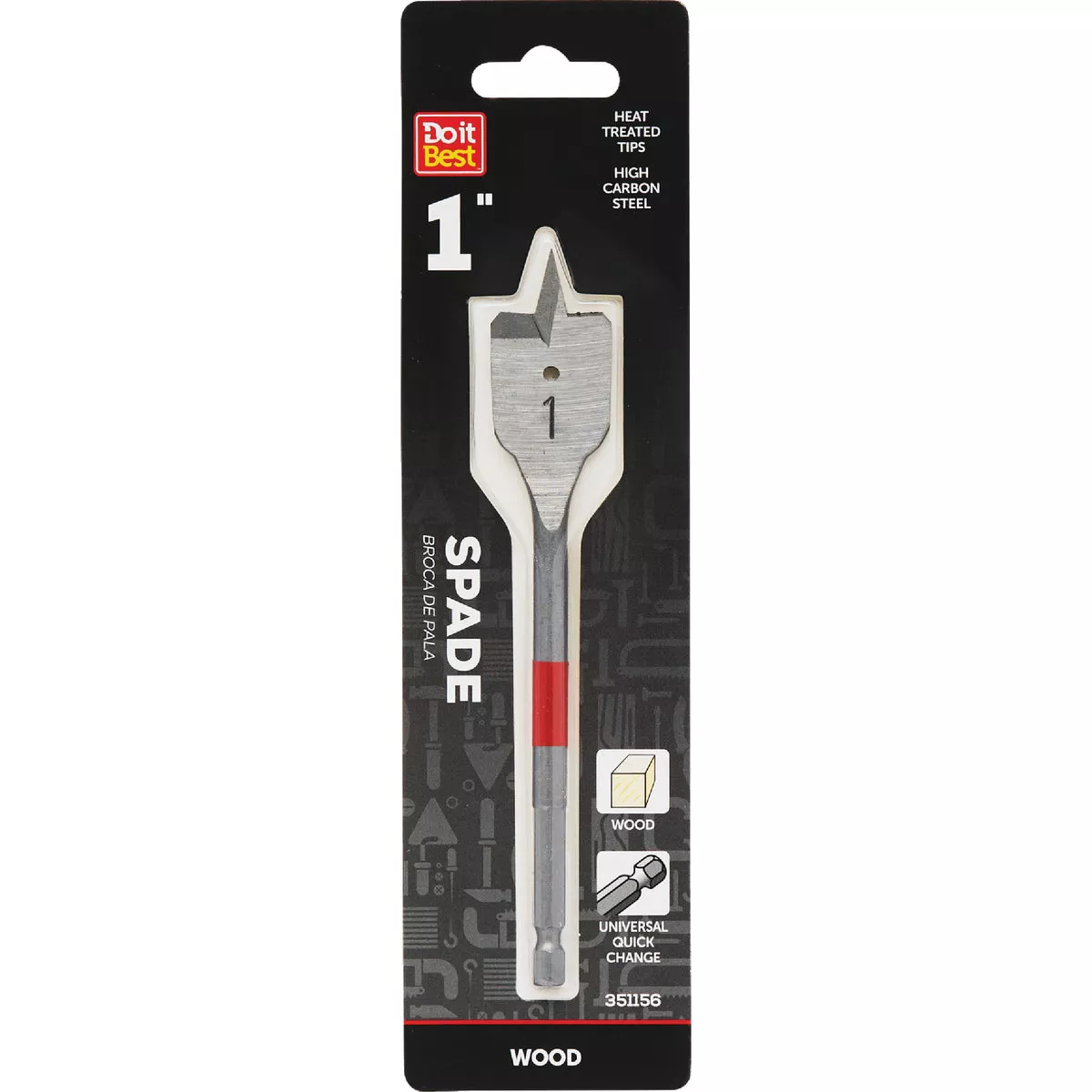 Do it Best 1 In. x 6-1/4 In. Spade Bit