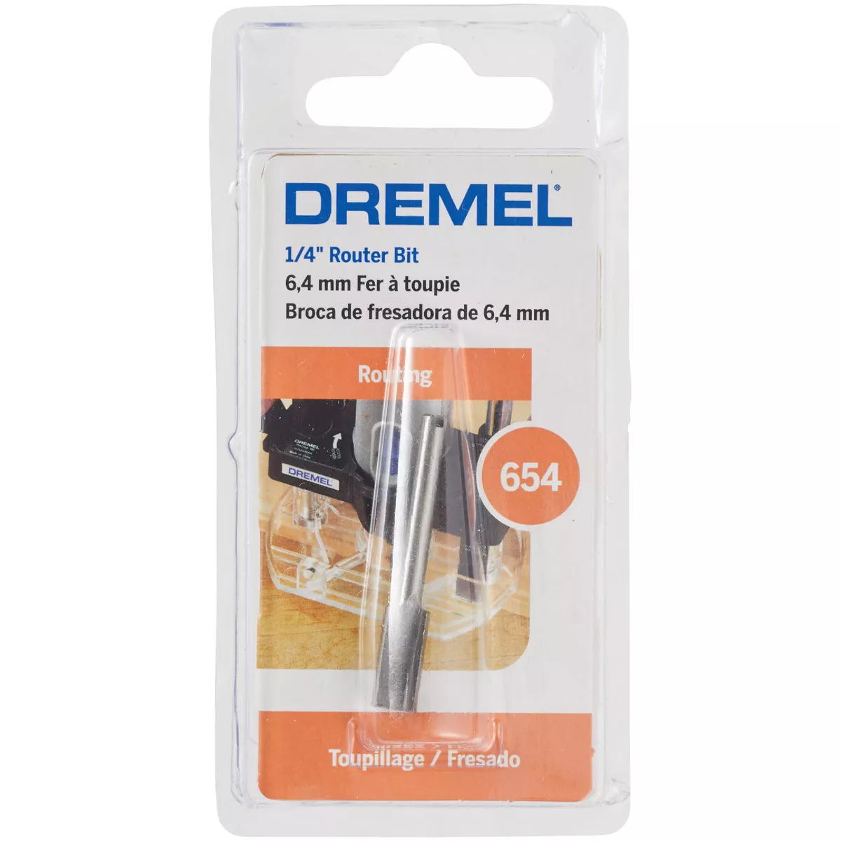Dremel 1/4 In. Straight Router Bit - photo 2
