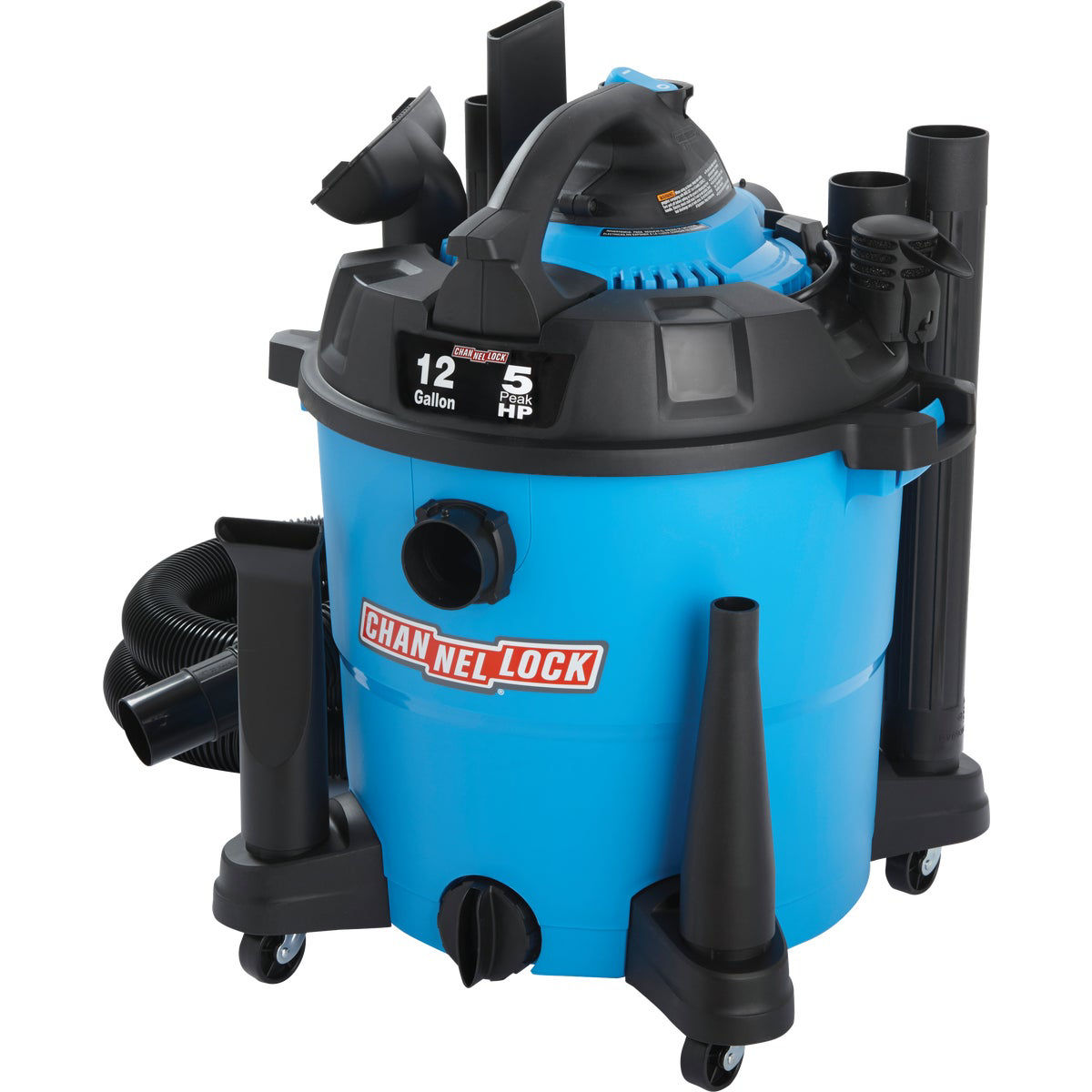 Channellock 12 Gal. 5.0Peak HP Wet/Dry Vacuum with Blower Do it Best