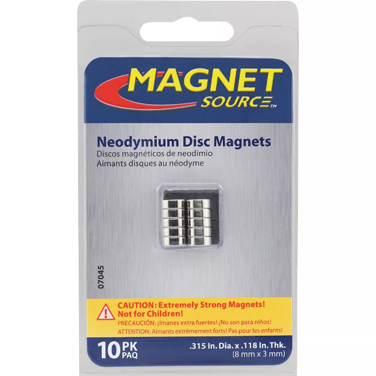 Master Magnetics 0.315 in. Neodymium Disc Magnet (10-Pack) - photo 2
